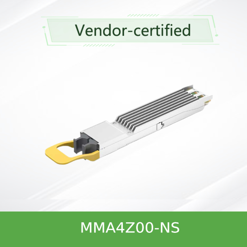 MMA4Z00-NS SFP+ MELLANOX संगत 800G 2xSR4 OSFP PAM4 850nm 50m InfiniBand NDR मॉड्यूल