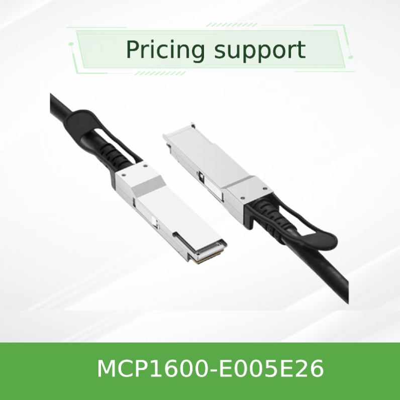 Mellanox DAC केबल IB EDR लंबाई 5m MCP1600-E005E26 उच्च गति 100Gb/S QSFP28 नया और मूल