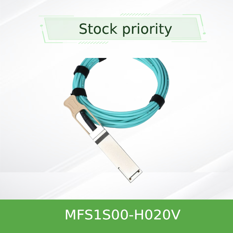 कंसोल मेलानॉक्स AOC केबल MFS1S00-H020V IB HDR 200Gb/S QSFP56 20m नेटवर्क केबल तक