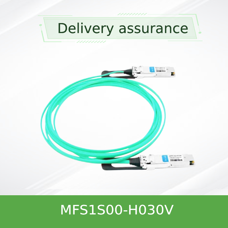 MFS1S00-H030V IB 200G मेलानॉक्स Aoc केबल नेटवर्क केबल 30M QSFP56 हाई स्पीड लो लेटेंसी