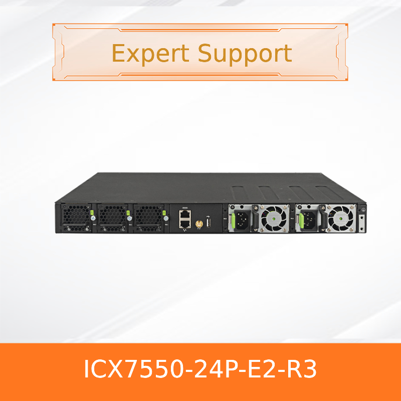 नेटवर्क प्रबंधन स्विच ICX7550-24P-E2-R3 उन्नत रकस स्विच