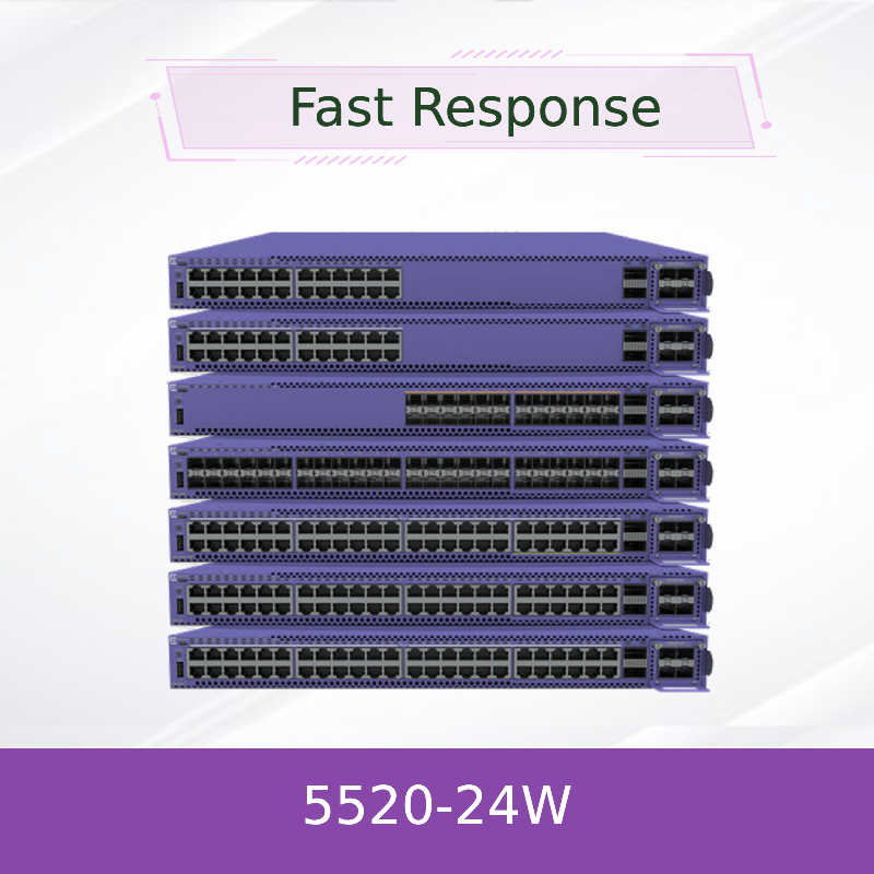 अत्यधिक नेटवर्क AVB स्विच शक्तिशाली अत्यधिक 5520-24W स्विच उन्नत नेटवर्क प्रदर्शन के लिए9