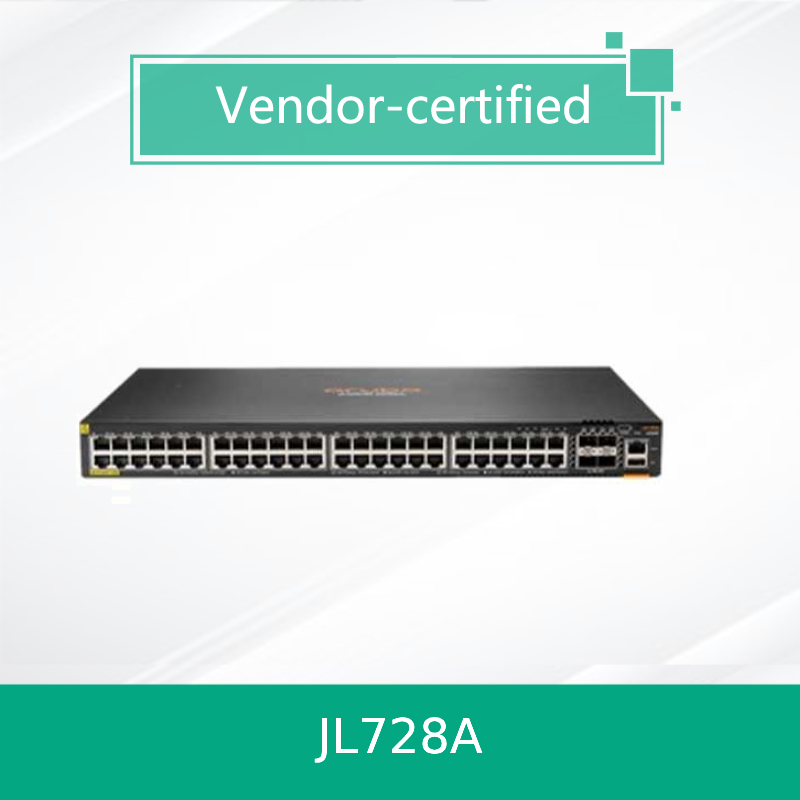 Hpe अरूबा नेटवर्किंग Cx 6200f 48g क्लास4 Poe 4SFP+ 740W स्विच (JL728A)