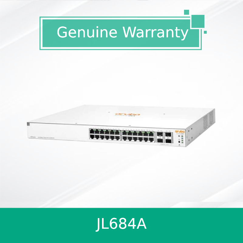 अरूबा इंस्टेंट ऑन 1930 24G क्लास4 PoE 4SFP/SFP+ 370W स्विच (JL684A)