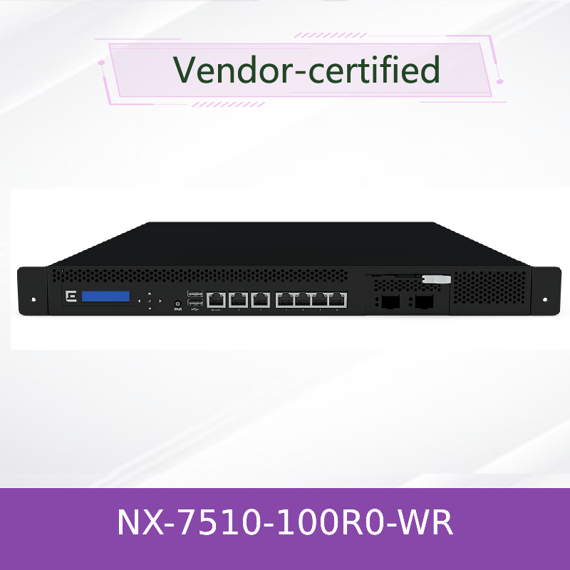 एक्सट्रीम वायरलेस एक्सेस पॉइंट NX - 7510-100R0 - WR वायरलेस नेटवर्क मैनेजमेंट डिवाइस 16GB RAM 64GB सॉलिड-स्टेट ड्राइव