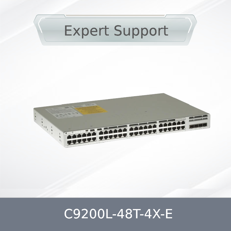 नया मूल C9200L-48t-4X-E नेटवर्क स्विच, L3, प्रबंधित, 48 X 10/100/1000 + 4 X 10 गीगाबिट SFP+ (अपलिंक)