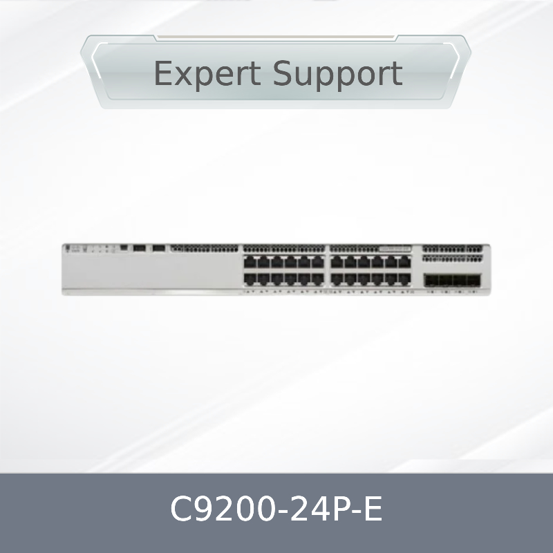 मूल C9200-24p-E 9200 लेयर 2 ईथरनेट 24 पोर्ट Poe नेटवर्क स्विच, QoS फ़ंक्शन के साथ