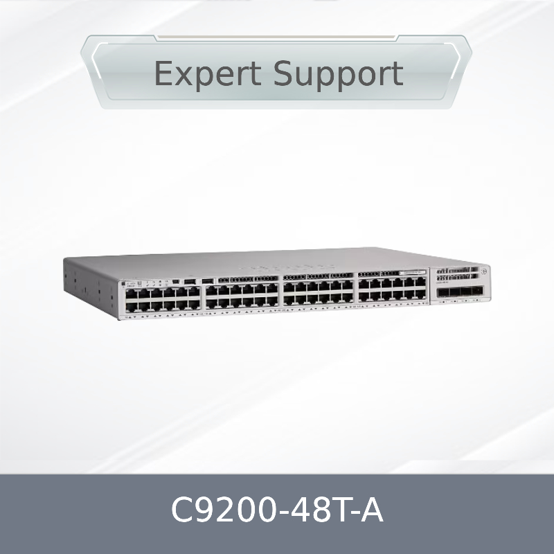 मूल नया C9200-48t-a 9200 सीरीज एंटरप्राइज स्विच 48 पोर्ट 10/100/1000Mbps के साथ