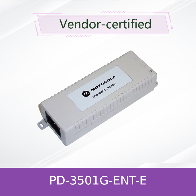 अत्यधिक वायरलेस एक्सेस पॉइंट्स PD - 3501G - ENT- E 1 पोर्ट 15.4W IEEE 802.3af इनडोर PoE 10/100/1000 Mbps नया और मूल मॉड्यूल