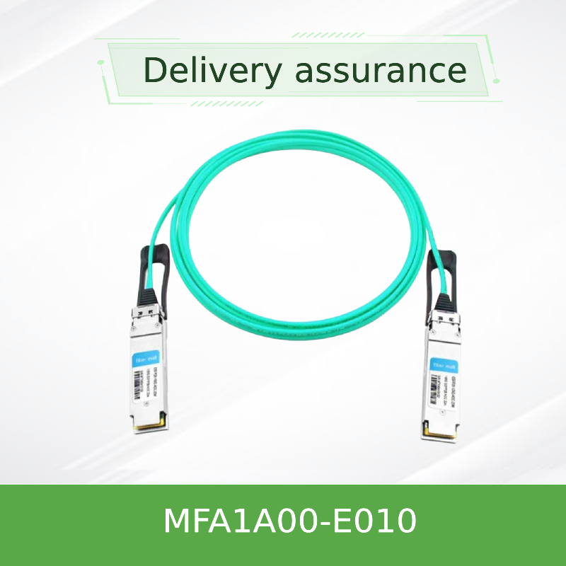 Mellanox MFA1A00-E010 100G QSFP28 AOC | 10m एक्टिव ऑप्टिकल केबल इन्फिनिबैंड EDR के लिए