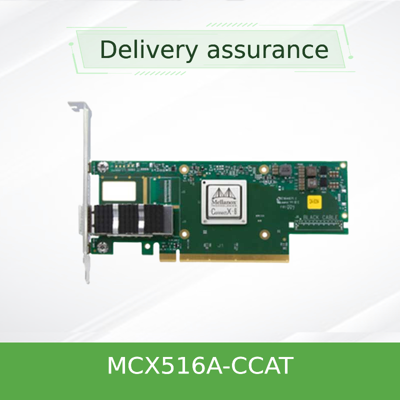 Mellanox ConnectX-5 EN MCX516A-CCAT नेटवर्क कार्ड - आरडीएमए के साथ 100GbE डुअल-पोर्ट पीसीआईएनआईसी