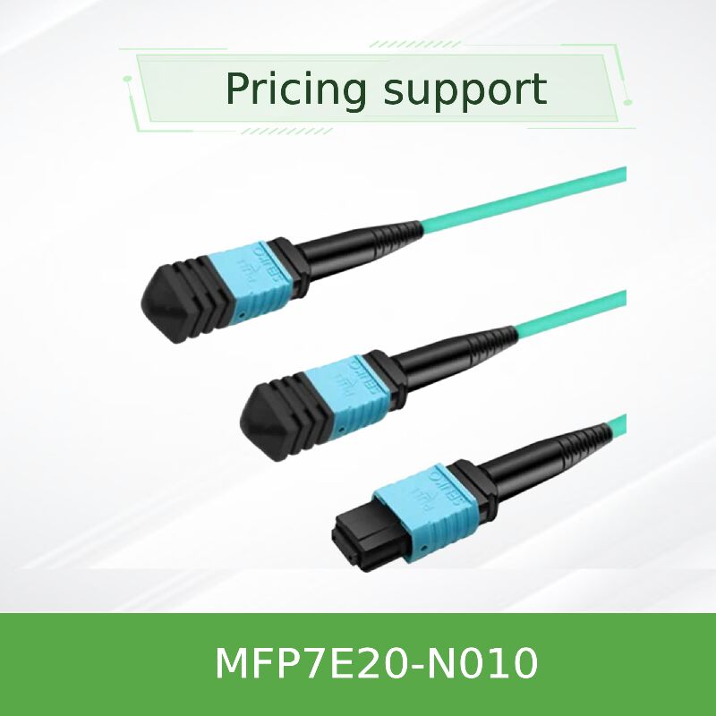 NVIDIA MFP7E20-N010 10m MPO-12/APC Multimode Fiber Cable 400G NDR/Ethernet Type B Crossover for OSFP Switches