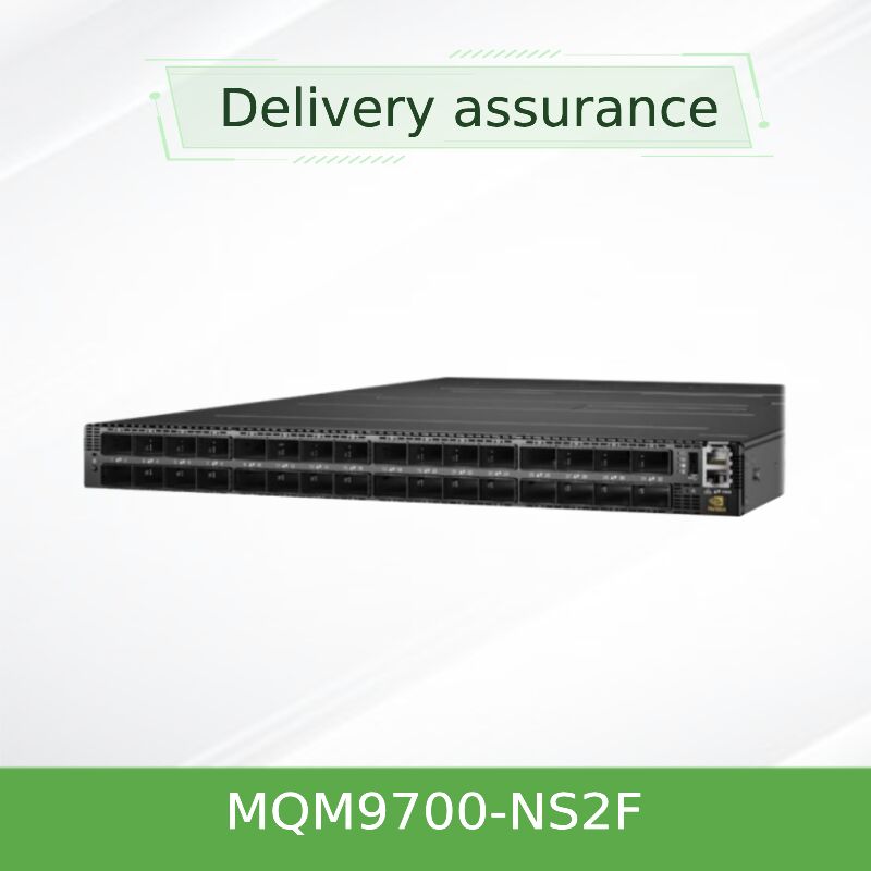 NVIDIA MQM9700-NS2F 64-पोर्ट 400Gb/s इन्फिनिबैंड स्विच, 1U फॉर्म फैक्टर में SHARPv3 तकनीक के साथ