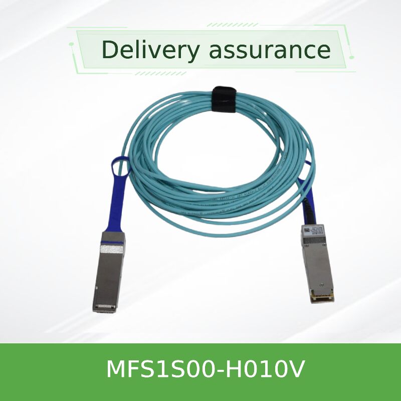 Mellanox MFS1S00-H010V 10m QSFP56 सक्रिय ऑप्टिकल केबल∙ 200Gb/s InfiniBand HDR & Ethernet, डीडीएम के साथ गर्म-प्लग करने योग्य एओसी
