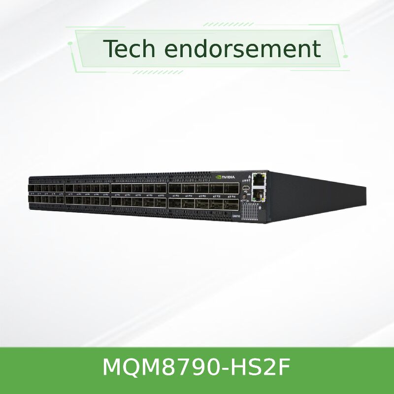 NVIDIA क्वांटम MQM8790-HS2F 200G इन्फिनिबैंड स्विच 40-पोर्ट अनमैनेज्ड 200Gb/s मेलानॉक्स विकल्प