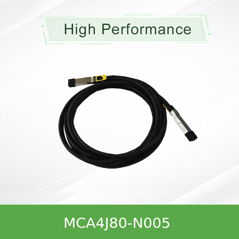 NVIDIA Mellanox MCP4Y10-N002 800Gb/s ट्विन-पोर्ट OSFP पैसिव डायरेक्ट अटैच कॉपर केबल – 2m, NDR InfiniBand और 400GbE, नियर-जीरो पावर, लोएस्ट लेटेंसी