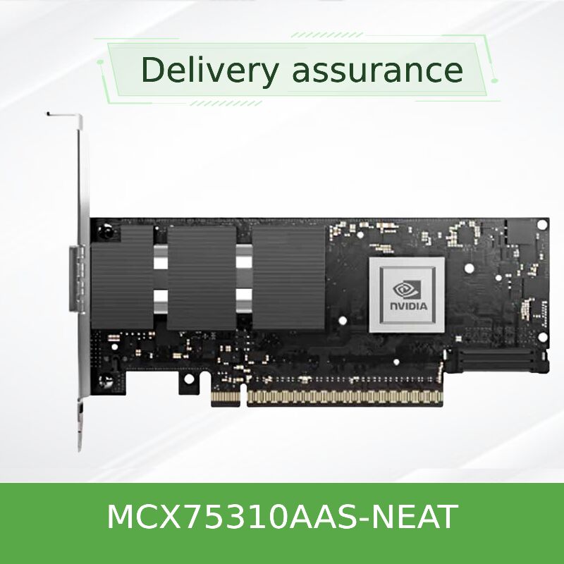 NVIDIA कनेक्टएक्स-7 MCX75310AAS-NEAT डुअल-पोर्ट 400Gb/s InfiniBand और ईथरनेट स्मार्ट एडाप्टर