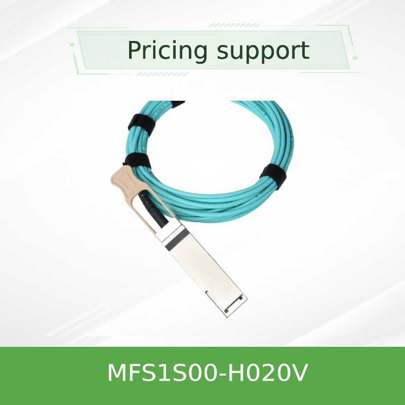NVIDIA mellanox MFS1S00-H020V 200Gb/s QSFP56 सक्रिय ऑप्टिकल केबल 20m AOC HDR InfiniBand के लिए