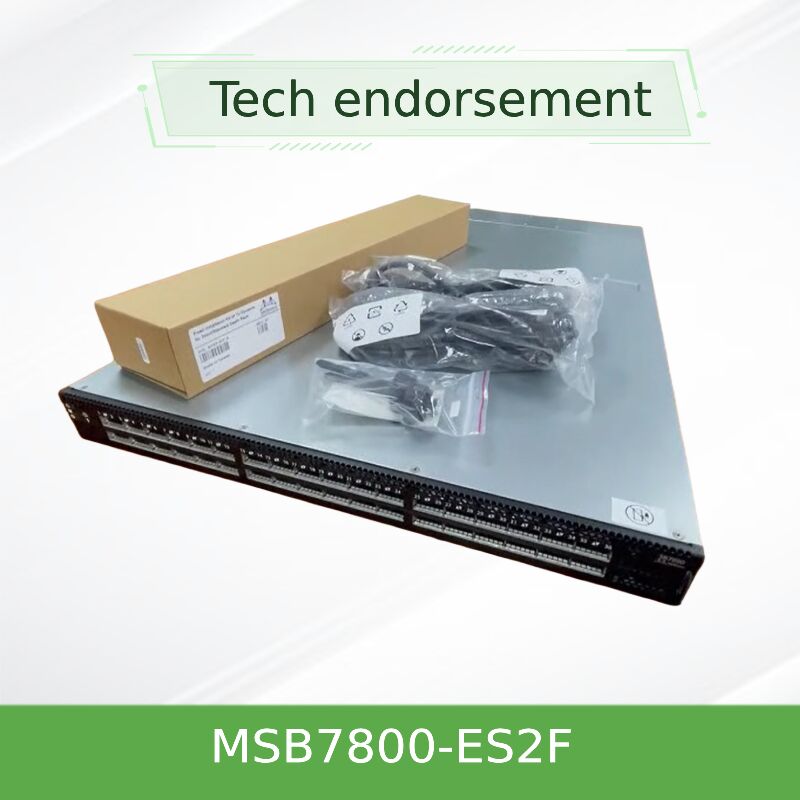 NVIDIA Mellanox MSB7800-ES2F 100G इन्फिनिबैंड स्विच 36-पोर्ट 7.2Tb/s P2C एयरफ्लो के साथ प्रबंधित स्विच