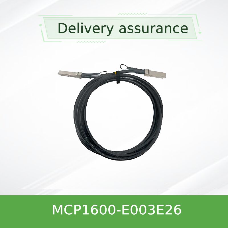NVIDIA Mellanox MCP1600-E003E26 100Gb/s QSFP28 निष्क्रिय प्रत्यक्ष अटैच कॉपर केबल 3m, EDR InfiniBand, कम विलंबता, डेटा सेंटर इंटरकनेक्ट के लिए लगभग शून्य शक्ति