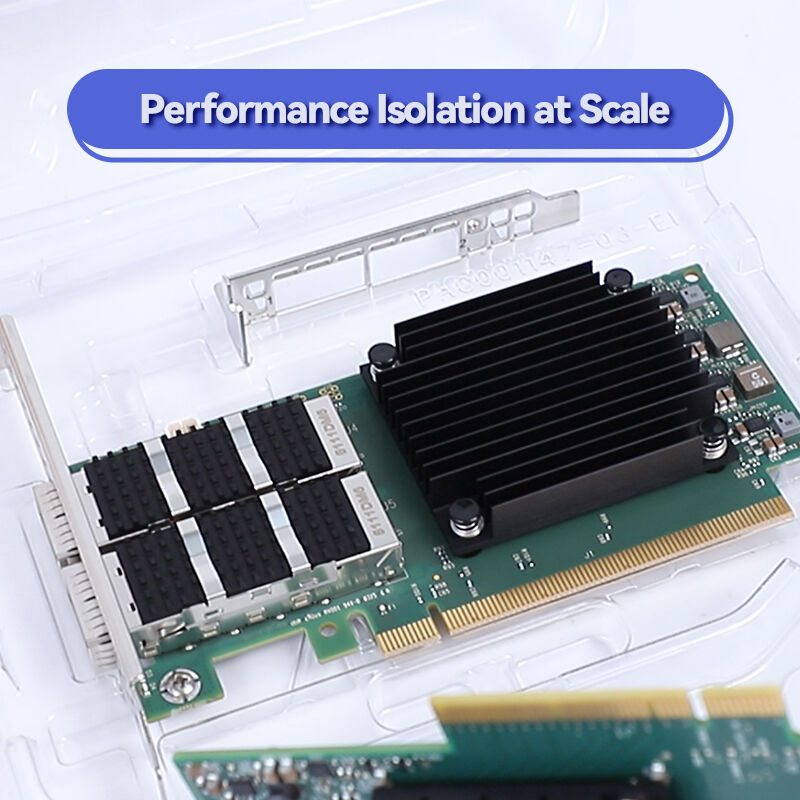 NVIDIA ConnectX-7 NDR 400Gb/s InfiniBand एडॉप्टर MCX75310AAS-HEAT | PCIe Gen5 डुअल-पोर्ट