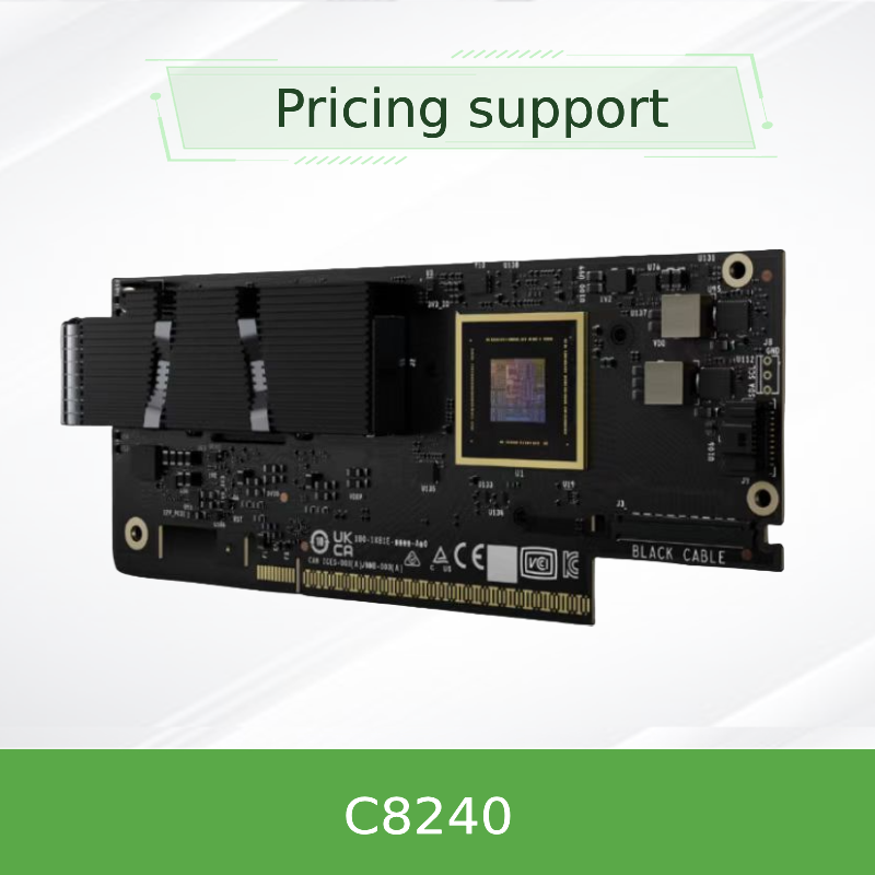 NVIDIA ConnectX-8 SuperNIC 800Gb/s PCIe Gen6 एडाप्टर ¢ एकल-पोर्ट OSFP, InfiniBand/Ethernet, एआई/एचपीसी क्लस्टर के लिए