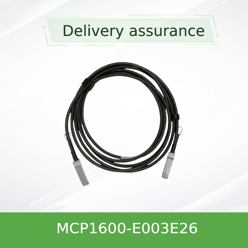 Mellanox MCP1600-E003E26 100Gb/s QSFP28 निष्क्रिय डीएसी केबल ️ 3m, 26 AWG, InfiniBand EDR & 100GbE संगत