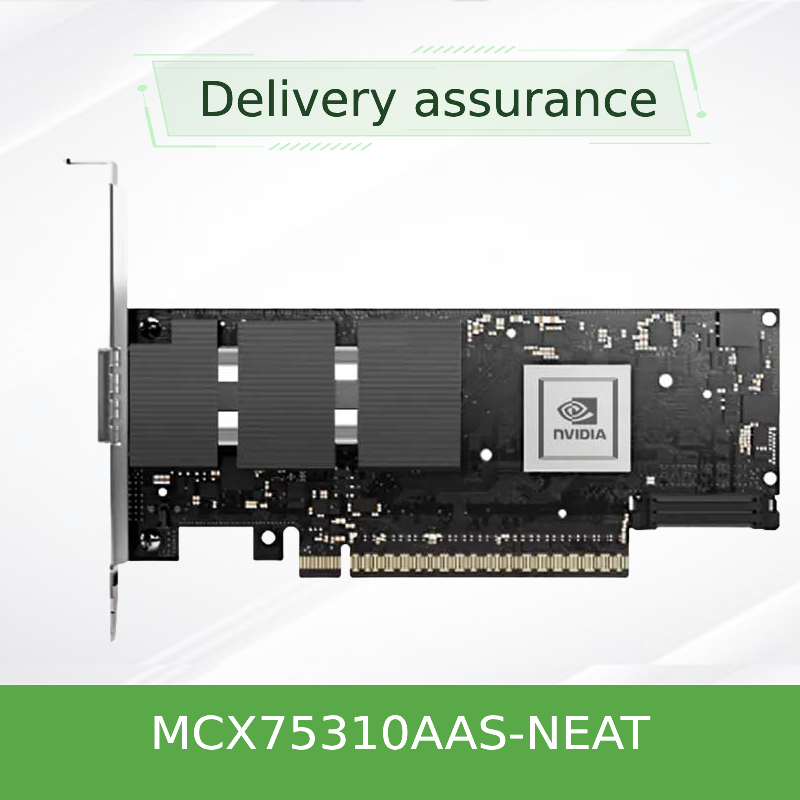कनेक्टएक्स-7 MCX75310AAS-NEAT 400G एकल-पोर्ट आरडीएमए एडाप्टर एआई, एचपीसी और क्लाउड डेटा सेंटर के लिए